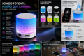 Mini Parlante Bluetooth RGB Portátil – Speaker Inalámbrico USB SD AUX